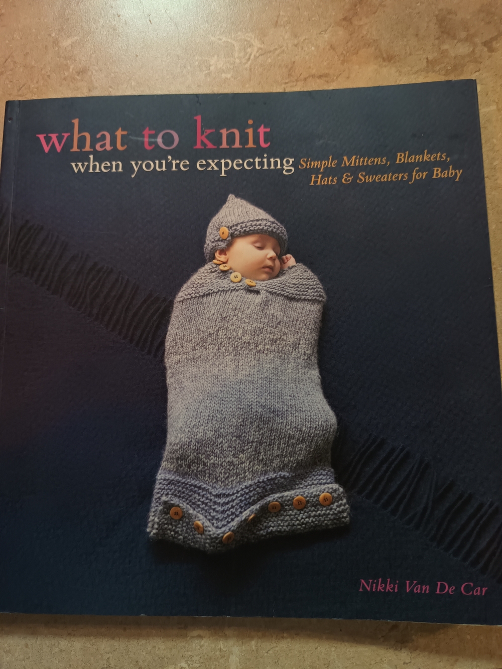 What to Knit When Your Expecting.  Book With Patterns